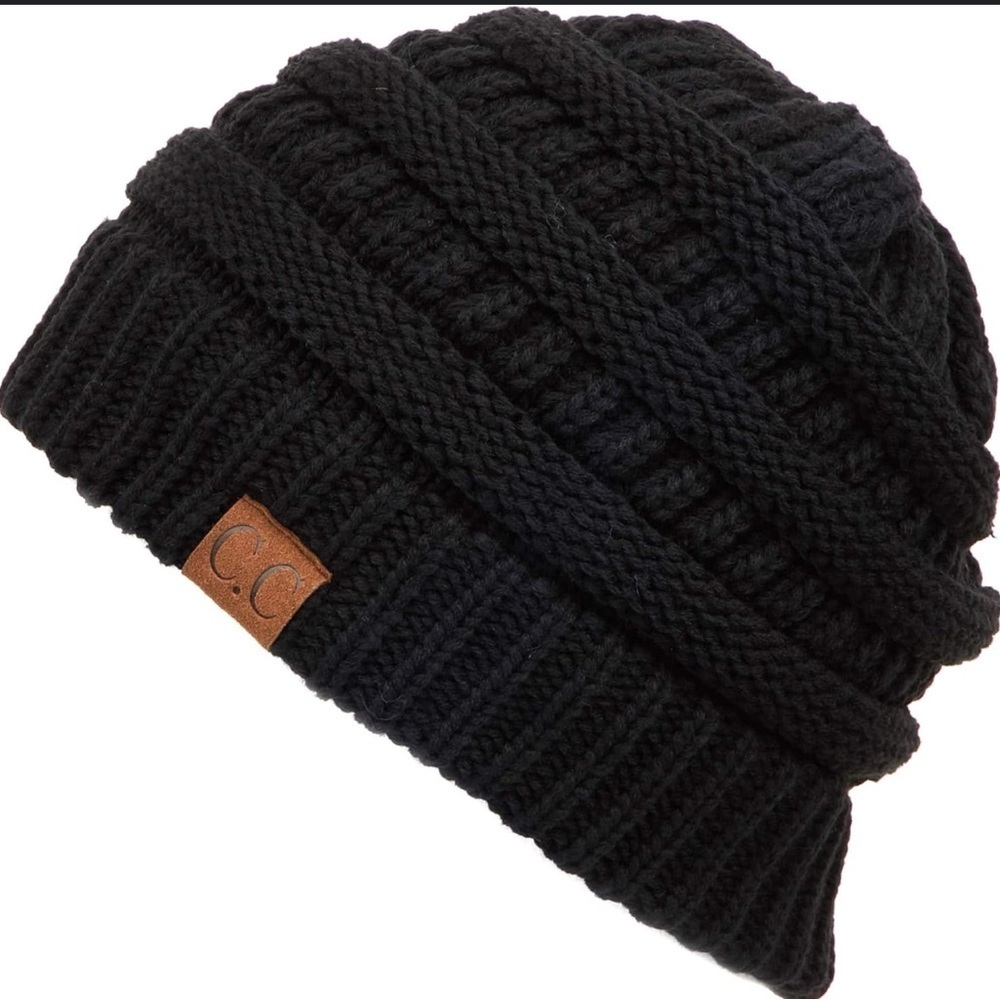 CC Women’s Original Black Beanie Hat OS
